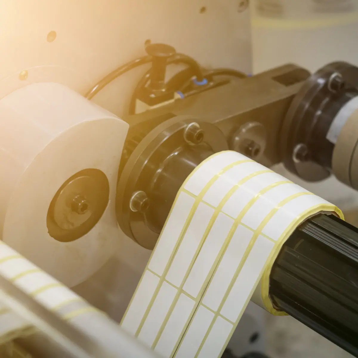 What is the process of manufacturing a label for my product?