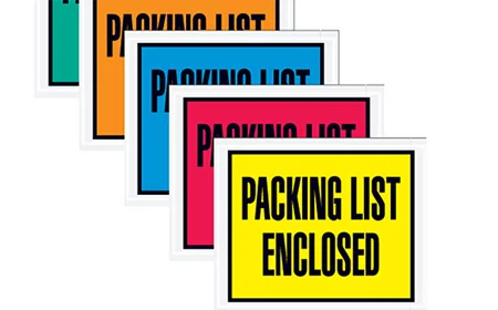 Packing List Enclosed
